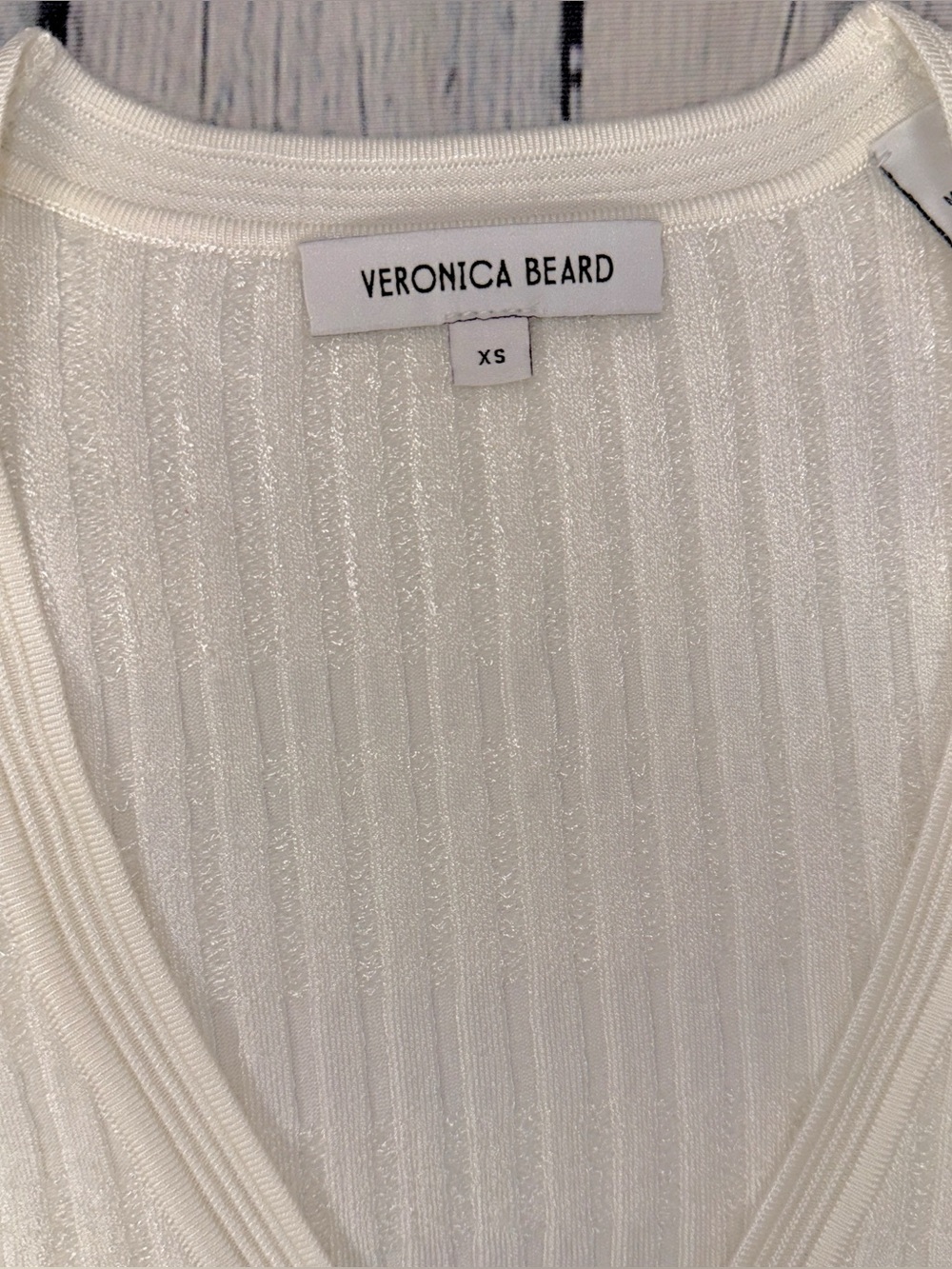 Veronica Beard Ribbed Cardigan - Picture 6 of 6